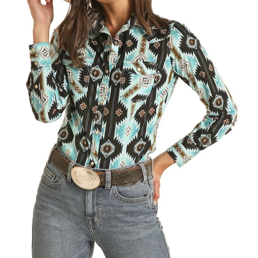 Women's Western Patterned Shirt